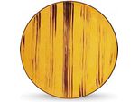 Piatto Wilmax, 28 Cm, Giallo, Porcellana, WL-668416/A