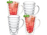 Tazza Wilmax A Doppia Parete, 250 Ml, Set Di 4, WL-888423/A4