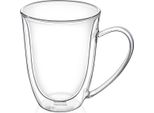 Bicchiere In Vetro Termico Wilmax, 300 Ml, A Doppia Parete, Resistente Al Calore - WL-888726/A