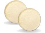 Wilmax Piatto In Pietra Arenaria, Rotondo, 28 Cm (Set Di 2) WL-661327/A2