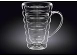 Tazza In Vetro Termico A Doppia Parete Wilmax, 250 Ml, Resistente Al Calore - WL-888423/A