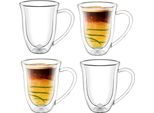 Tazza Wilmax A Doppia Parete, 300 Ml, Set Di 4, WL-888726/A4