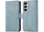 Custodia Per Cellulare Imoshion Per Samsung Galaxy S25 Plus - Cover Flip A Libro - Blu Chiaro