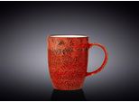 Tazza In Porcellana Wilmax, 460 Ml, Splash Colour Red Design, WL-667237/A