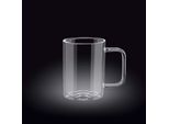 Bicchiere In Vetro Termico Wilmax, A Doppia Parete, 400 Ml, WL-888720/A
