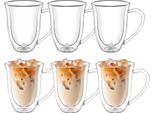 Wilmax Tazza A Doppia Parete, 250 Ml, Set Di 6, WL-888725/A6