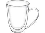Bicchiere In Vetro Termico A Doppia Parete Wilmax, 400 Ml, WL-888727/A