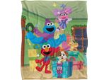 Sesame Street - Coperta "Amici Pelosi"", Design Natalizio TV18775 (Taglia Unica) (Colorato)"
