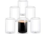 Wilmax Bicchiere Termico A Doppia Parete 300 Ml - Set Di 6 - WL-888784/A6