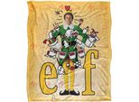 Elfo - Coperta, Scarabocchi TV19311 (Taglia Unica) (Colorato)