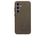 Custodia Per Samsung Galaxy S25/Samsung Galaxy S24 - Vera Pelle - Custodia Rigida/Cover Accezz - Marrone