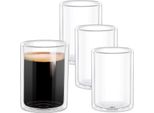 Bicchiere Wilmax A Doppia Parete, 400 Ml, Set Di 4, WL-888785/A4