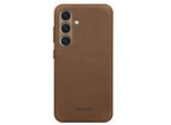 Custodia Per Samsung Galaxy S25/Samsung Galaxy S24 - Vera Pelle - Custodia Rigida/Cover Accezz - Cognac