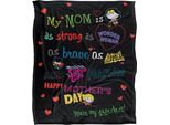 Justice League - Coperta "Mia Mamma è"", Festa Della Mamma TV19423 (Taglia Unica) (A Colori)"