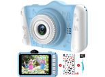 Fotocamera Digitale Per Bambini Con Schermo Grande Da 3,5 Pollici 1080P Hd 12MP Scheda Sd Da 32GB Incorporata Usb Fotocamera Selfie Ricaricabile Per Bambini Da 3 A 10 Anni
