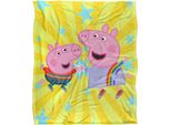 Peppa Pig - Coperta, High Five TV18769 (Taglia Unica) (Bianco)