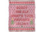 Elfo - Coperta "Qual è Il Tuo Colore Preferito?"" TV19118 (Taglia Unica) (Colorato)"