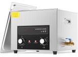 Pulitore A Ultrasuoni 15L Con Riscaldatore E Timer - Macchina Sonica Digitale Con Cestello - Dispositivo Di Pulizia Per Una Pulizia Efficace E Profonda