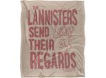 Game Of Thrones - Coperta "I Lannister Mandano I Loro Saluti"" TV18854 (Taglia Unica) (Multicolore)"