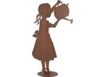 Clayre & Eef Figura Decorativa Bambino 36X12X62 Cm Metallo Marrone