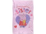 Peppa Pig - Coperta "Sorella Maggiore"" TV19290 (Taglia Unica) (Bianco)"