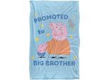 Peppa Pig - Coperta "Promosso Al Grande Fratello"" TV19291 (Taglia Unica) (Bianco)"
