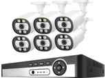 Sistema Di Telecamere A Circuito Chiuso, Canale, Risoluzione 5MP, Rilevamento Facciale Ai, 8CH Nvr 6 Telecamere, 3T（Sport All'aperto）