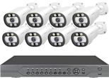 Sistema Di Telecamere A Circuito Chiuso, Canale, Risoluzione 5MP, Rilevamento Facciale Ai, 8CH Nvr 6 Telecamere, Nessuna
