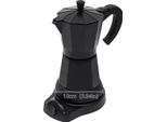 Caffettiera Moka, Capacità 300 Ml, Potenza 480 W, Design Moderno, Nero