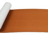 Zerbino In Teak In Schiuma Eva, 240 X 90 Cm, Spessore 6 Mm, Antiscivolo, Marrone