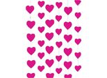 Amscan - Filo - Decorazione Da Appendere, Confezione Da 6 Pezzi Per San Valentino - Cuori In Lamina SG38546 (Taglia Unica) (Rosa)