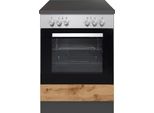 Herdumbauschrank Kochstation "Ks-Mali", Braun (Wotaneiche), B:60Cm H:85Cm T:60Cm, SchräNke, Herdumbauschrank, Breite 60 Cm