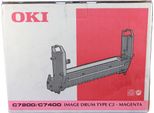 Oki 41304110 Drum Kit Magenta, 30.000 Pagine 5% Per Oki C 7200