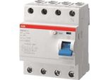 Abb F204 A-63/0,03 Residual-Current Device A-Type 4P Stromunterbrecher (2CSF204101R1630)