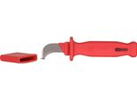 Ks Tools Coltello Per Cavi Isolati Con Lama A Uncino, 200 Mm, 117.1296
