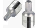 Ks Tools 1/4" Chromeplus Bit Socket A Cinque Stelle, Foro Frontale, TS10"