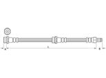 Tubo Freno 415Mm Metzger Per Mazda Tribute (Ep)
