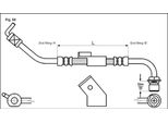 Tubo Freno 430Mm Metzger Per Furgone Ford Transit