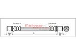 Tubo Freno 318Mm Metzger Per Toyota Corolla Liftback