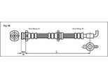 Tubo Freno 425Mm Metzger Per Opel Frontera A