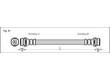 Tubo Freno A Tamburo 197Mm Metzger Per Ford Focus I
