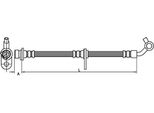 Tubo Freno 472Mm Metzger Per Honda CR-V Ii