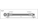 Tubo Freno 390Mm Metzger Per Mazda 3 Notchback