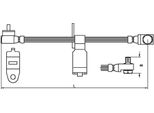 Tubo Freno 465Mm Metzger Per Furgone Ford Transit