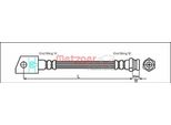 Tubo Freno 457Mm Metzger Per Opel Frontera A