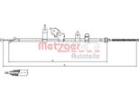 Cavo Del Freno Di Stazionamento, Posteriore Destro Metzger Per Toyota Yaris (_P9_)