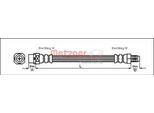 Tubo Freno 451Mm Metzger Per Bmw 3 (E36)