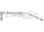 Tubo Freno 251Mm Metzger Per Toyota Yaris (_P9_)