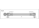 Tubo Freno 291Mm Metzger Per Mazda 323 S