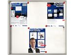 Franken Schaukasten X-Tra!Line, 8 X Din A4, Metall-Rckwand